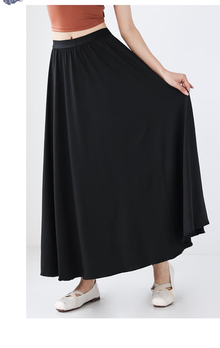 ペチコート スカート 優雅なフレアロングペチコート