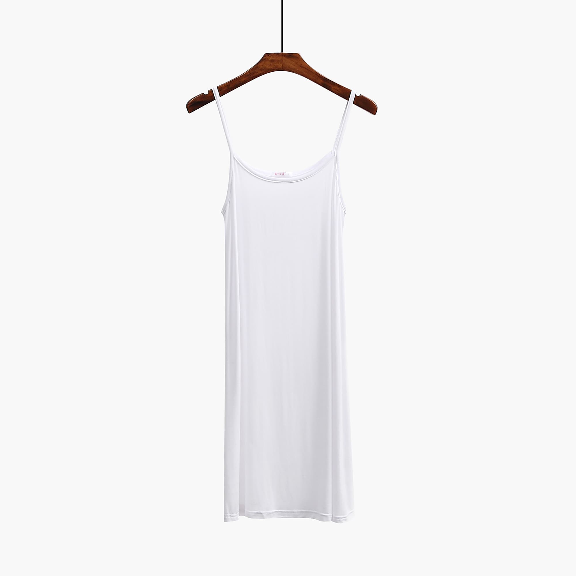 ペチコート シンプル細紐キャミソールワンピース