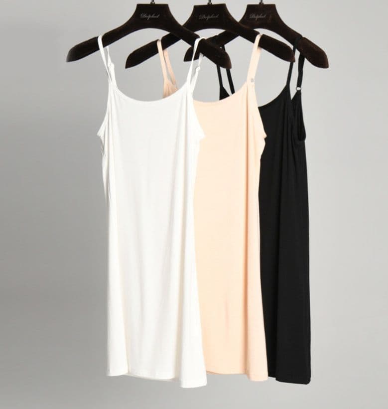 ペチコート ワンピース すっきり着心地キャミソールワンピース