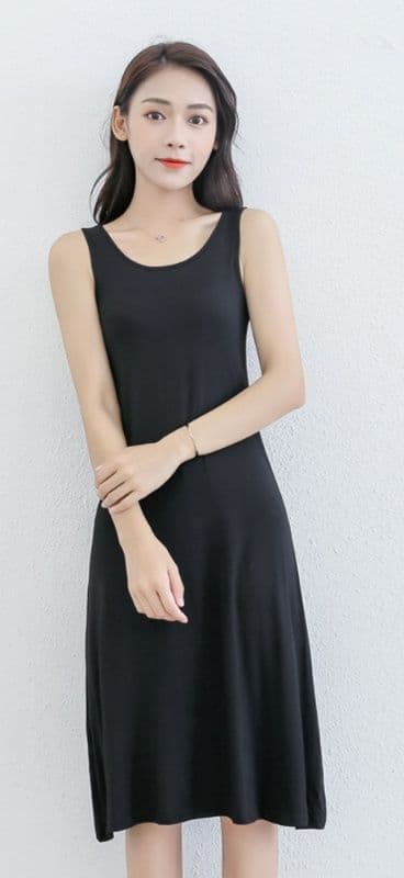 ペチコート ワンピース ゆったりシルエットペチコートワンピース