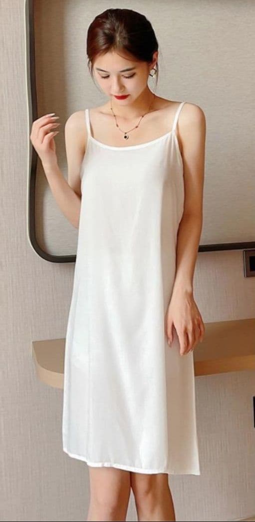 ペチコート ワンピース 優美なキャミソールペチコートワンピース