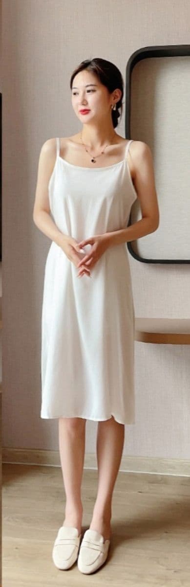 ペチコート ワンピース 優美なキャミソールペチコートワンピース