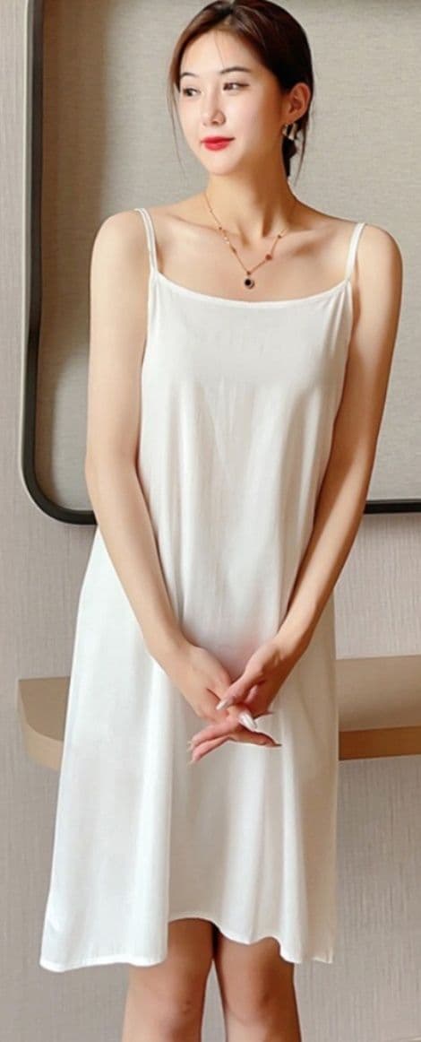 ペチコート ワンピース 優美なキャミソールペチコートワンピース