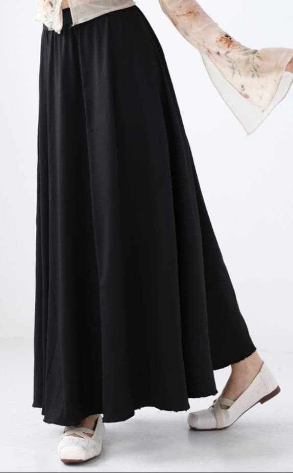 ペチコート スカート 優雅なフレアロングペチコート