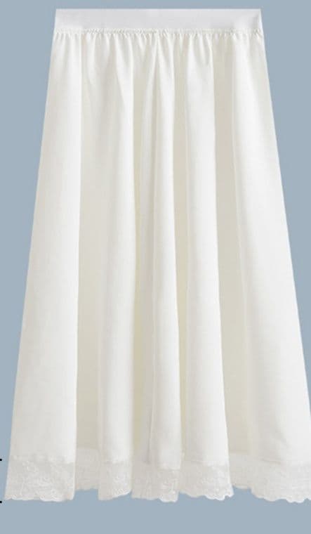 ペチコート スカート 優雅なフレアロングペチコート