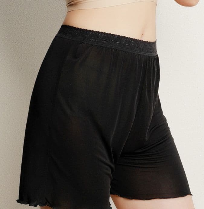 ペチコート  キュロット 優美シフォンペチキュロット