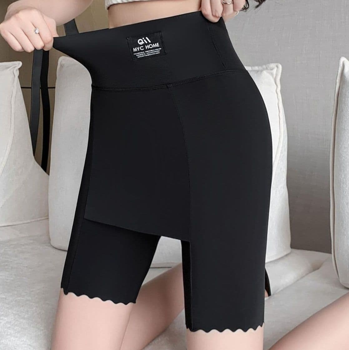 ペチコート キュロット なめらか美シルエットキュロット