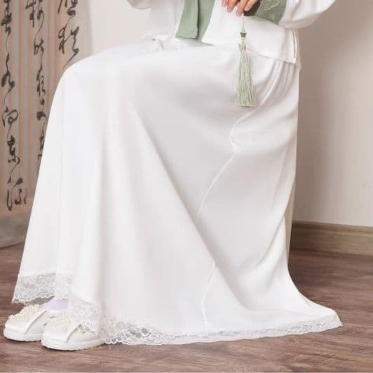 ペチコート レース縁取り優美ペチコート