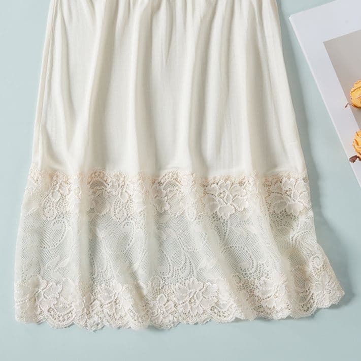 ペチコート 優美花レース裾ペチコート