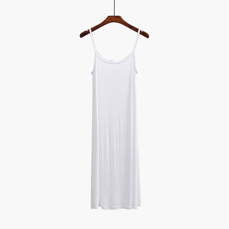 ペチコート シンプル細紐キャミソールワンピース