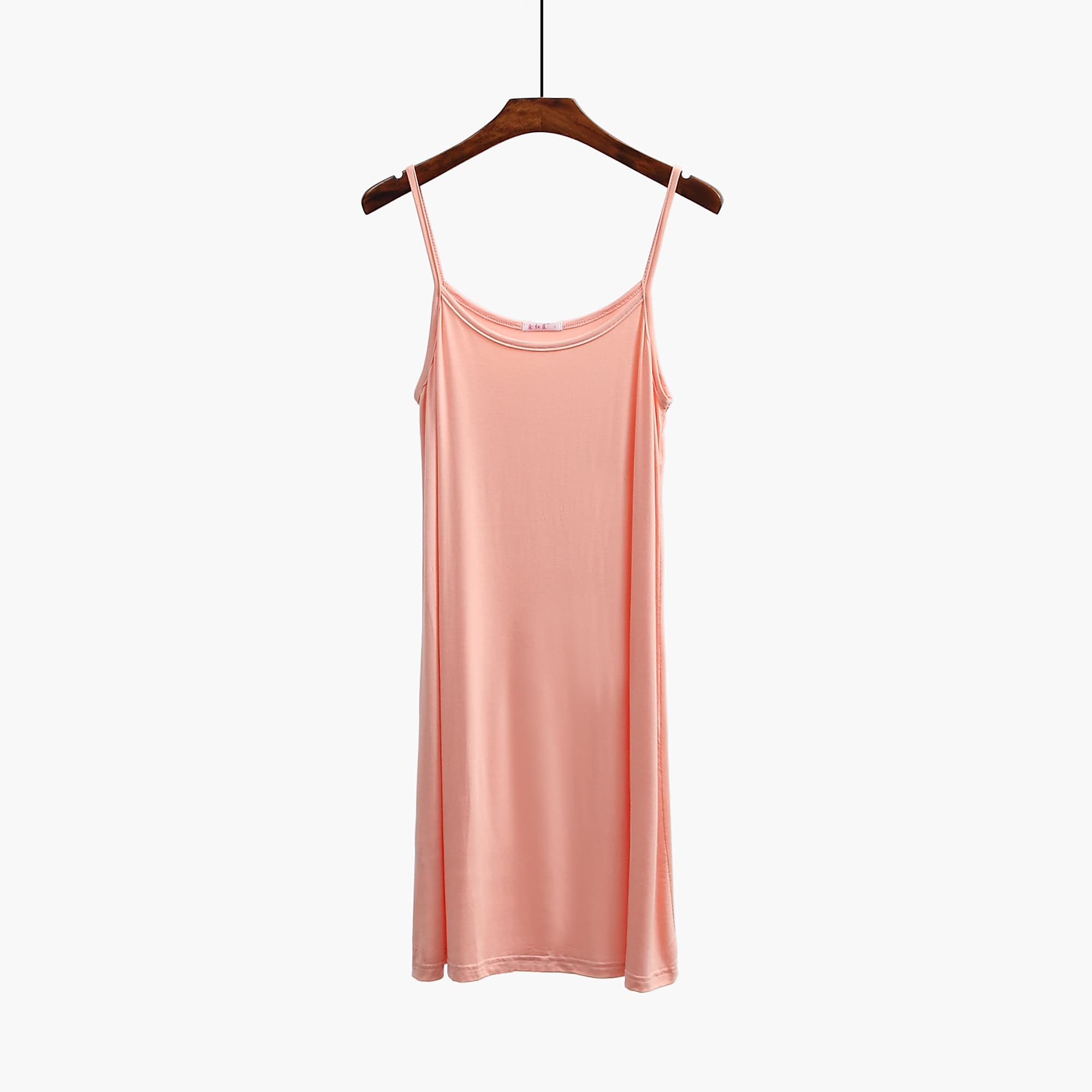 ペチコート シンプル細紐キャミソールワンピース