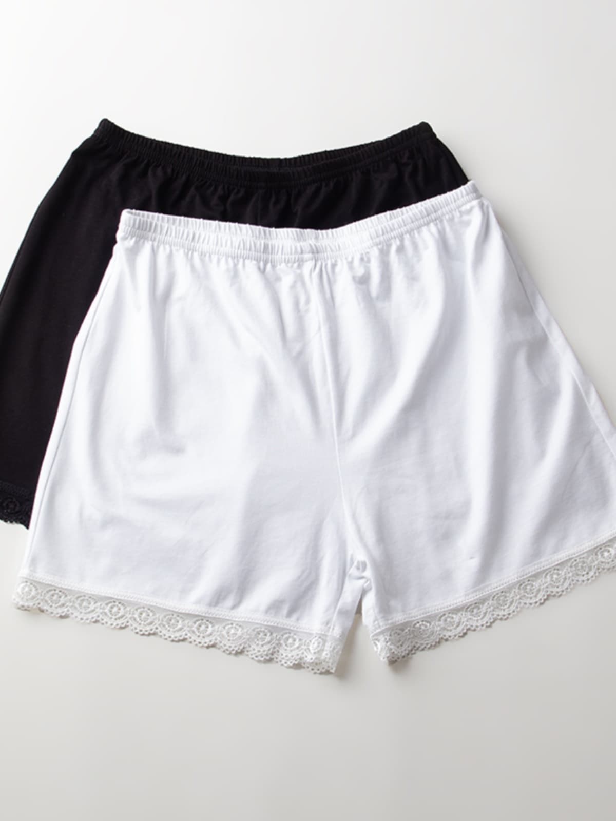 ペチコート 優美裾レースペチコートパンツ