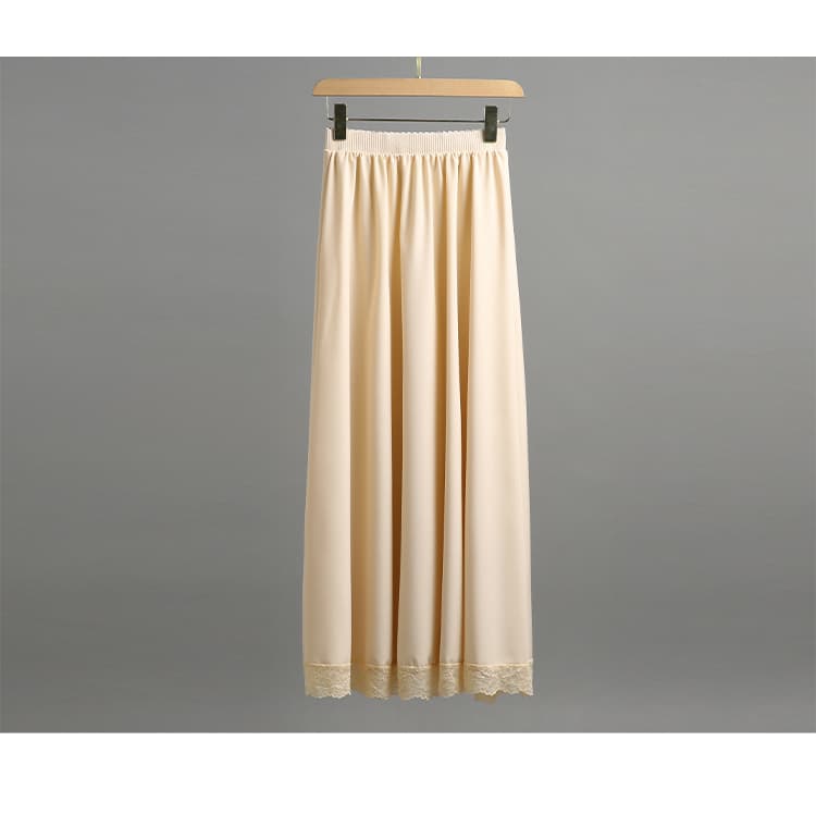ペチコート レース縁取り優美ペチコート