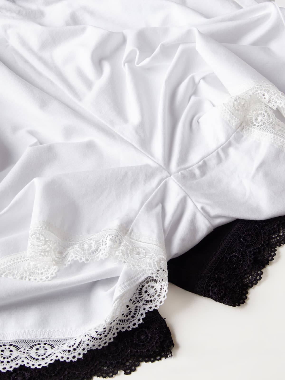 ペチコート 優美裾レースペチコートパンツ