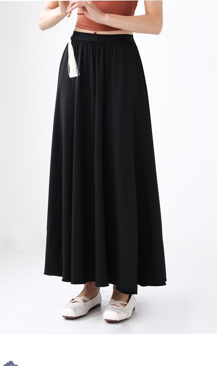 ペチコート スカート 優雅なフレアロングペチコート