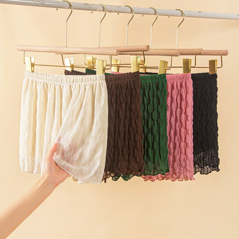 ペチコート 透け防止ペチパンツ レース柄 インナーショーツ