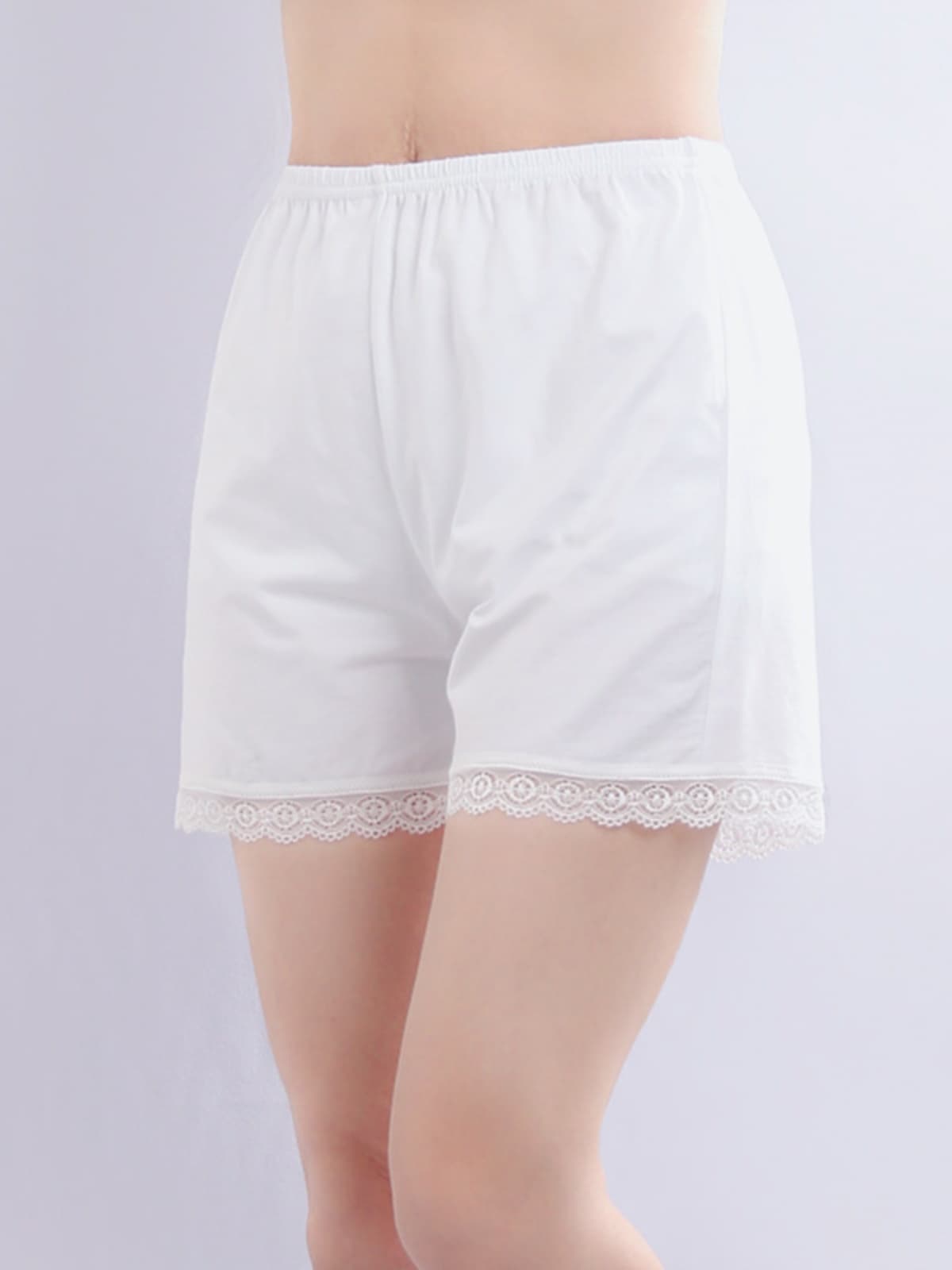 ペチコート 優美裾レースペチコートパンツ