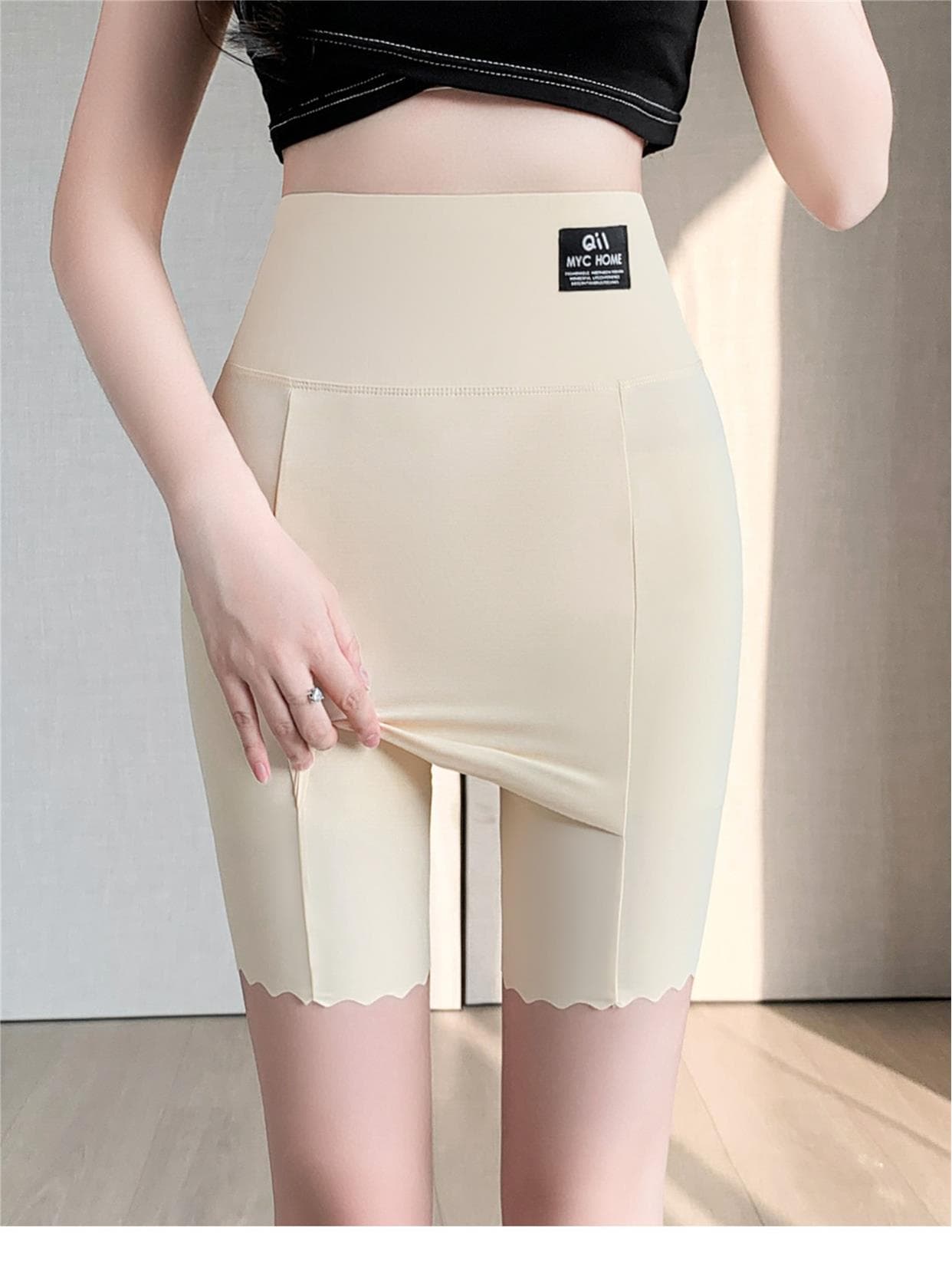 ペチコート キュロット なめらか美シルエットキュロット
