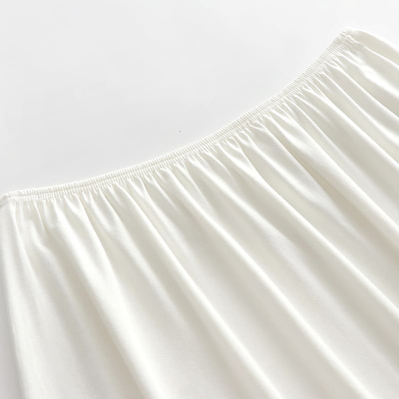 ペチコート 優美な花模様裾レースペチコート