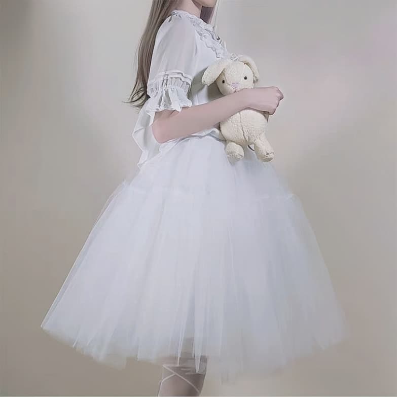 ペチコート スカート ふんわり優美チュール