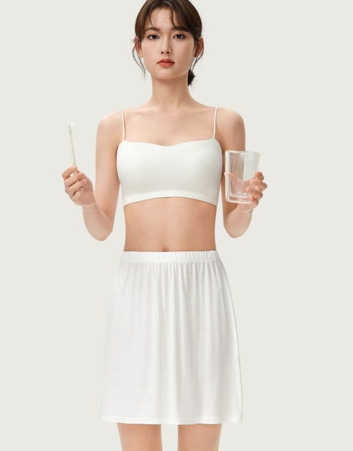 ペチコート スカート シルキー美シルエットペチコート