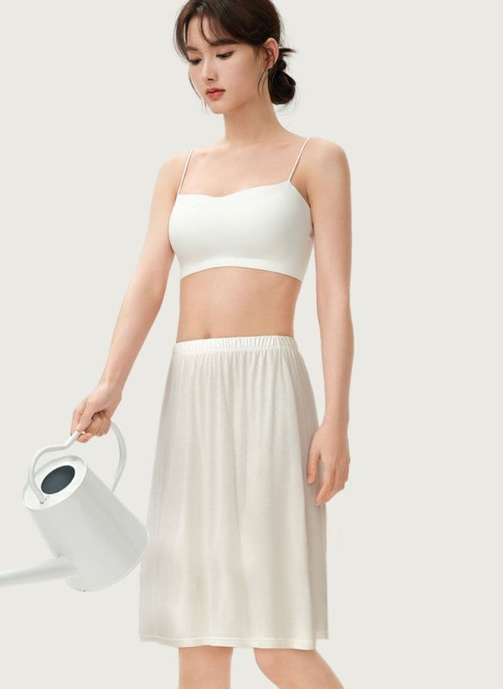 ペチコート スカート シルキー美シルエットペチコート