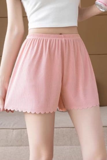 ペチコート キュロット 波打ち裾ゆったりペチコートキュロット