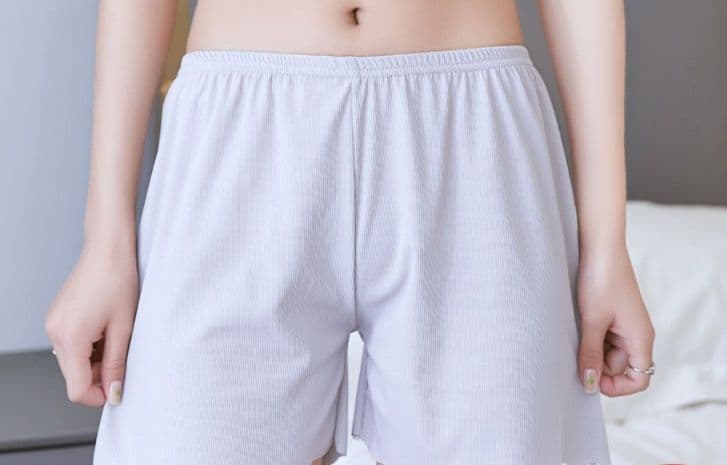 ペチコート キュロット 波打ち裾ゆったりペチコートキュロット