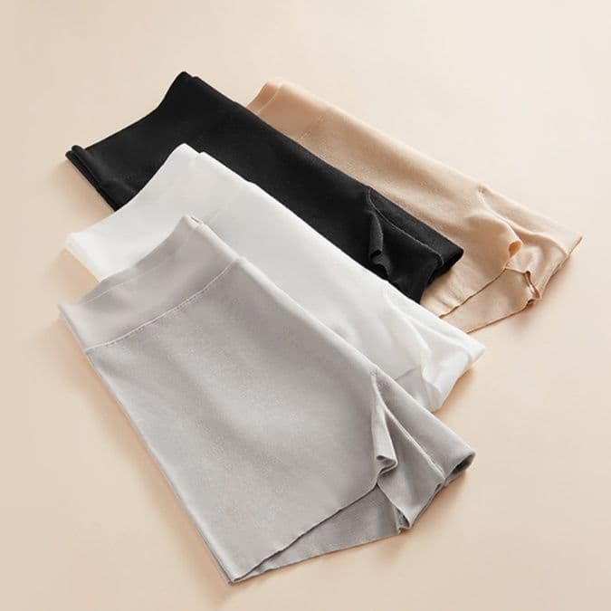 ペチコート キュロット シームレスサラサラペチコートキュロット