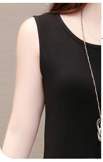 ペチコート ワンピース 優美シルエットノースリーブワンピース