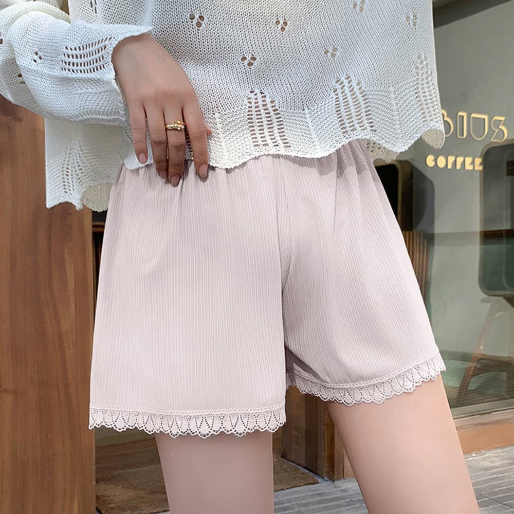 ペチコート レース付きペチパンツ インナーショートパンツ