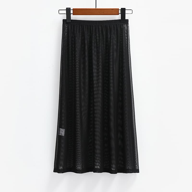 ペチコート スカート シアーメッシュ