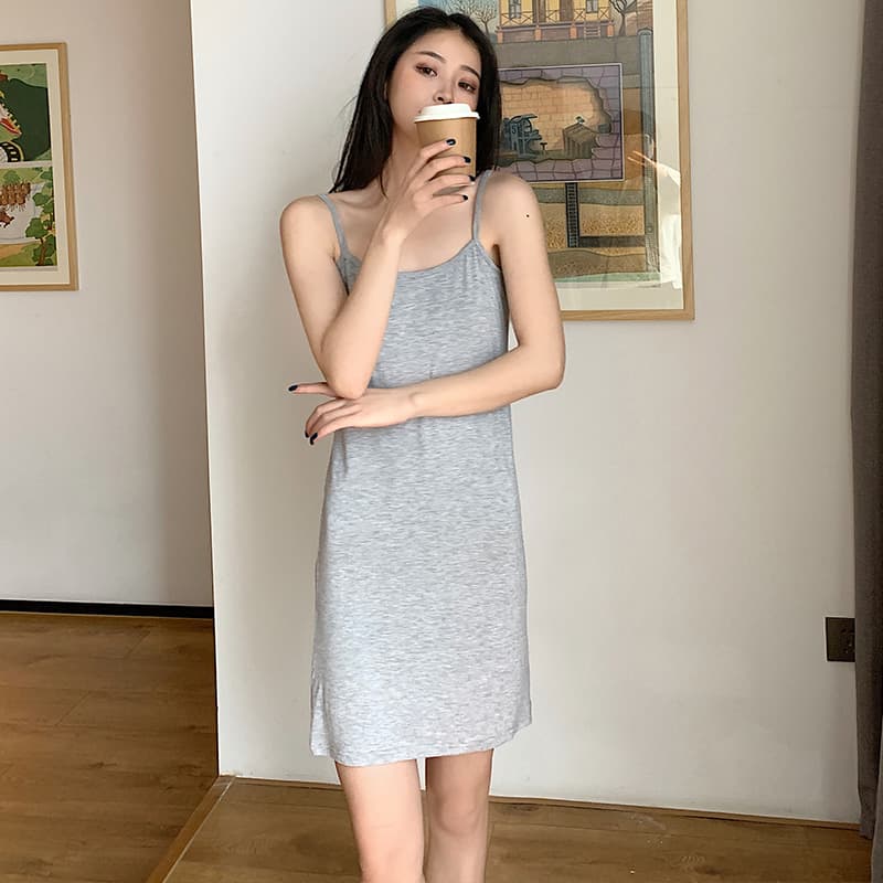 ペチコート ワンピース シンプル細紐ペチコートワンピース
