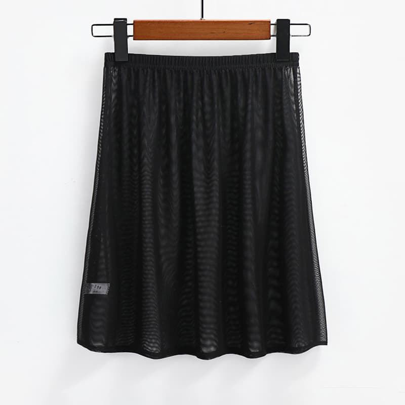 ペチコート スカート シアーメッシュ